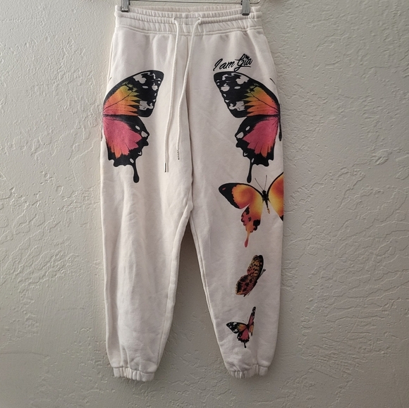 I.AM.GIA Butterfly Joggers Size XXS - Picture 1 of 9